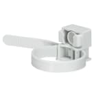 LEGRAND - Brida con base de fijación para tubos. Uso interior. Para tubo de Ø16 a 32mm. Con estriado interior. Gris RAL 7035