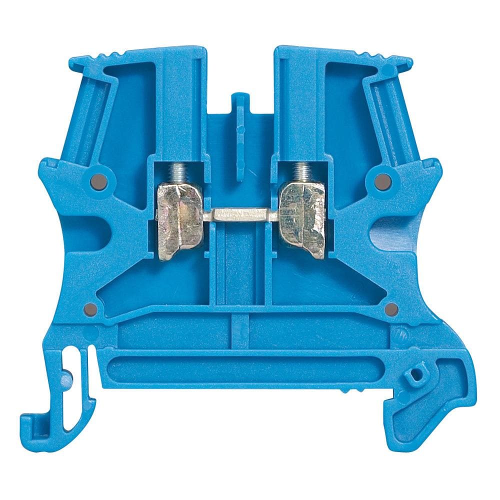 LEGRAND - Borna Viking 3 con tornillo - 1 unión - 1 entrada/1 salida - azul - paso 12