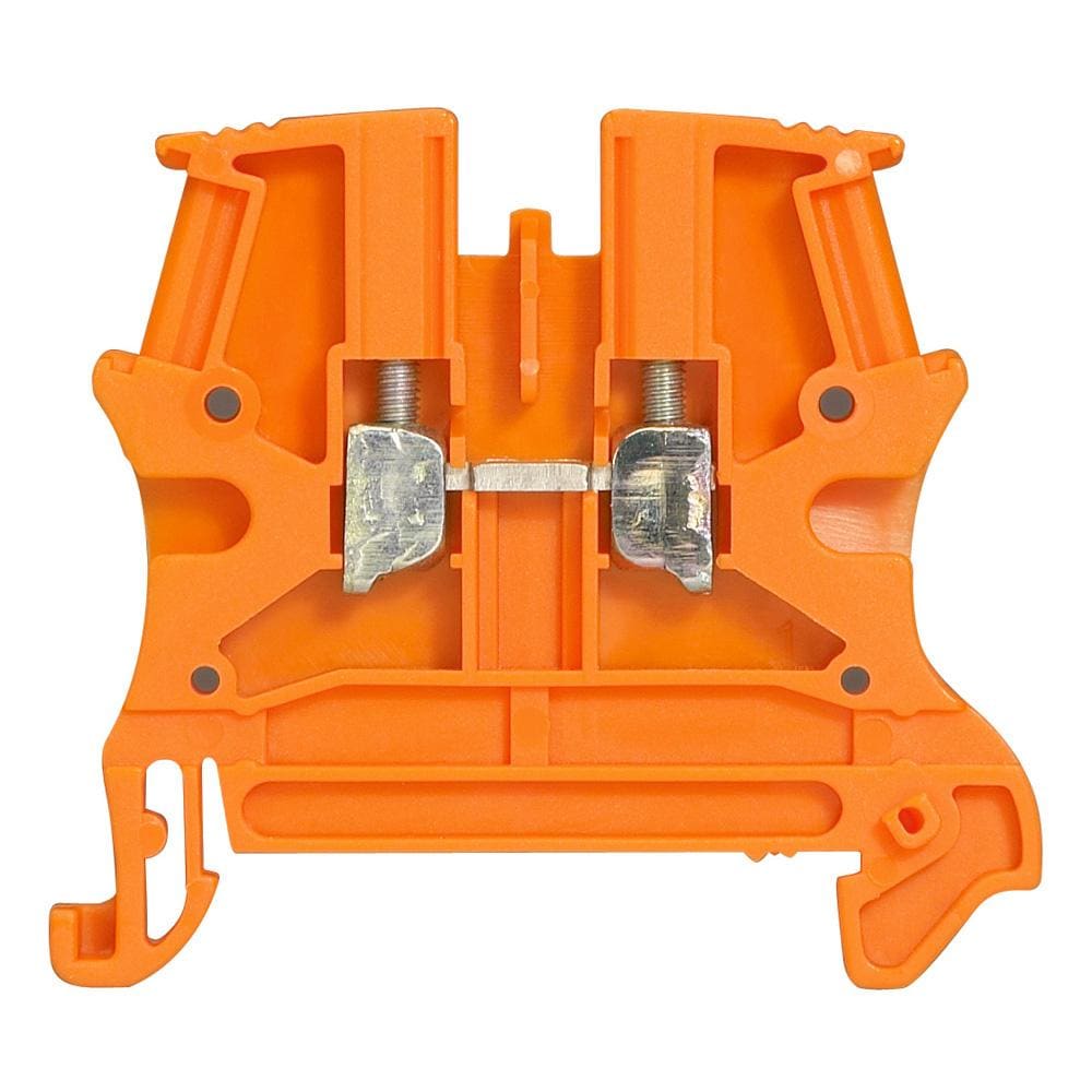 LEGRAND - Borna Viking 3 con tornillo - 1 unión - 1 entrada/1 salida - naranja - paso 5