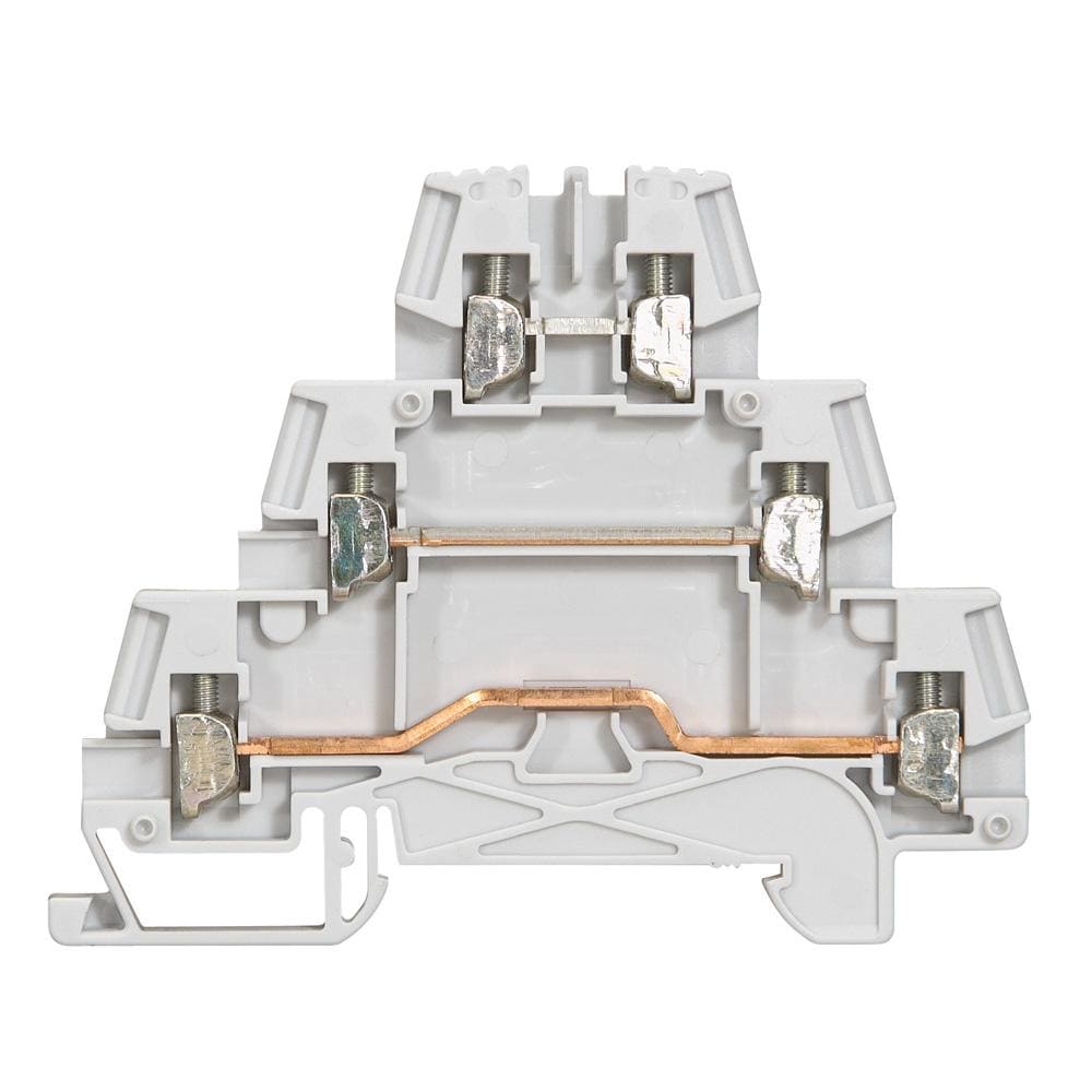 LEGRAND - Borna Viking 3 con tornillo - 3 uniones - 3 pisos - gris - paso 5