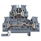 LEGRAND - Borna Viking 3 con tornillo - 2 uniones - 2 pisos - con led - gris - paso 6