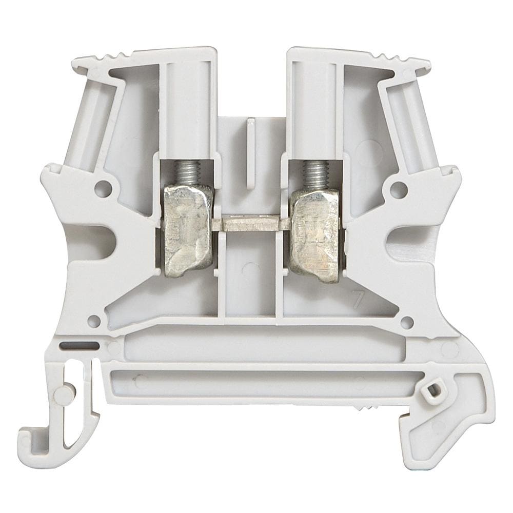 LEGRAND - Borna Viking 3 con tornillo - 1 unión - 1 entrada/1 salida - gris - paso 8