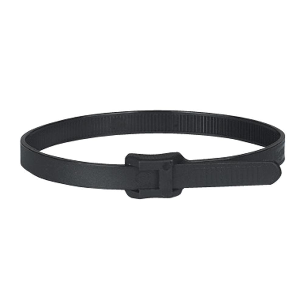 LEGRAND - Brida Colson. Ancho 6,7mm. Longitud 359mm. Con protección U.V., resiste altas temperaturas. Estriado interior. Negra