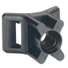 LEGRAND - Soporte por tornillo para bridas Colson de ancho 9mm máx. Protección UV. Negro
