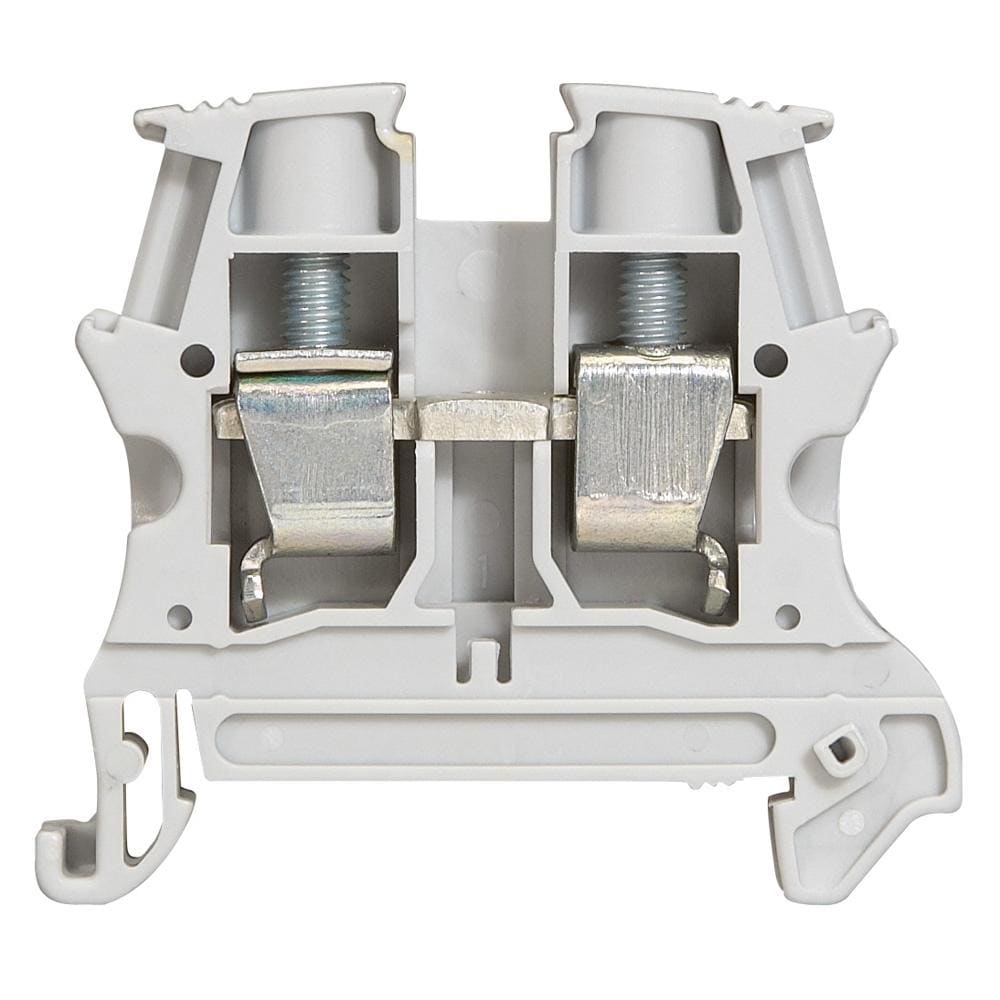 LEGRAND - Borna Viking 3 con tornillo - 1 unión - 1 entrada/1 salida - gris - paso 10