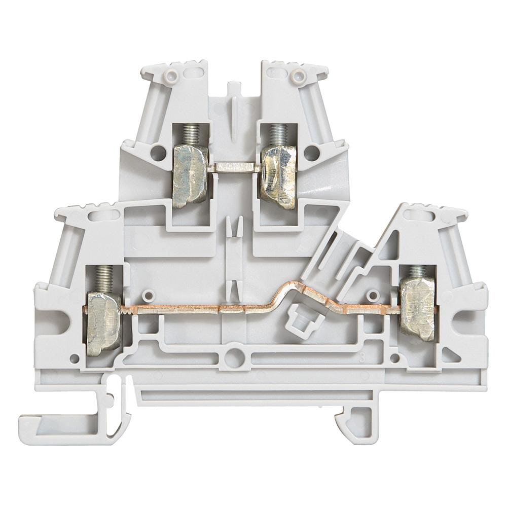 LEGRAND - Borna Viking 3 con tornillo - 2 uniones - 2 pisos - gris - paso 5