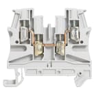 LEGRAND - Borna Viking 3 con tornillo - 1 unión - 2 entradas/2 salidas - gris - paso 6
