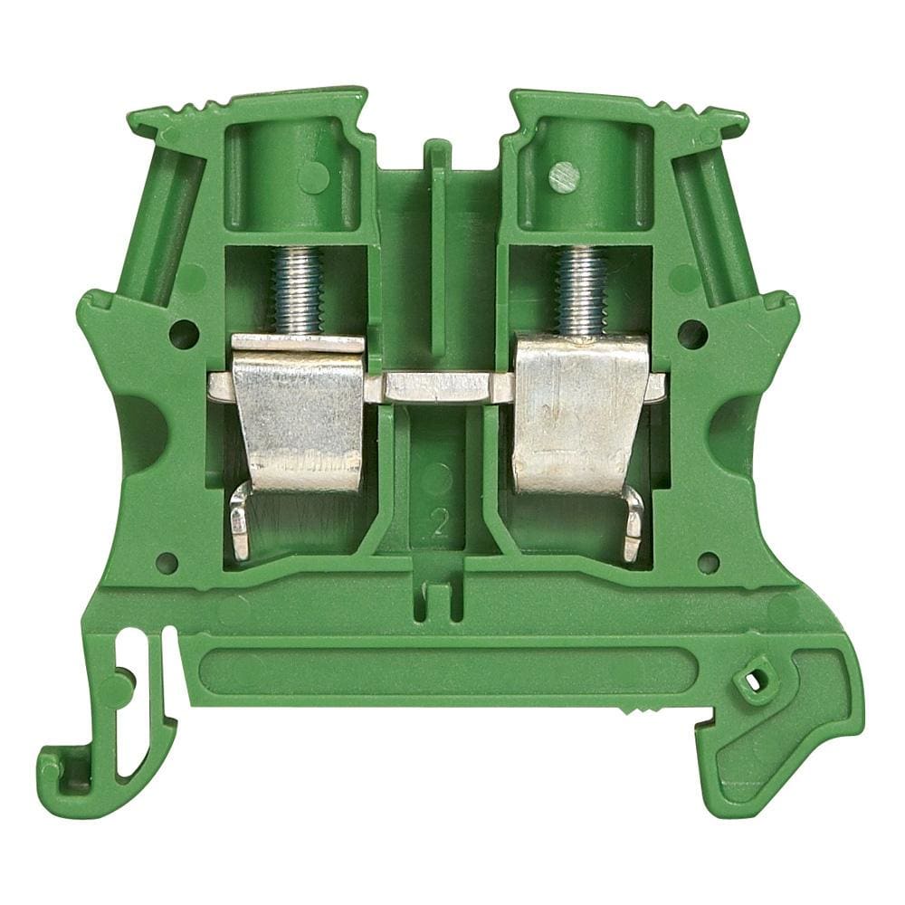 LEGRAND - Borna Viking 3 con tornillo - 1 unión - 1 entrada/1 salida - verde - paso 6