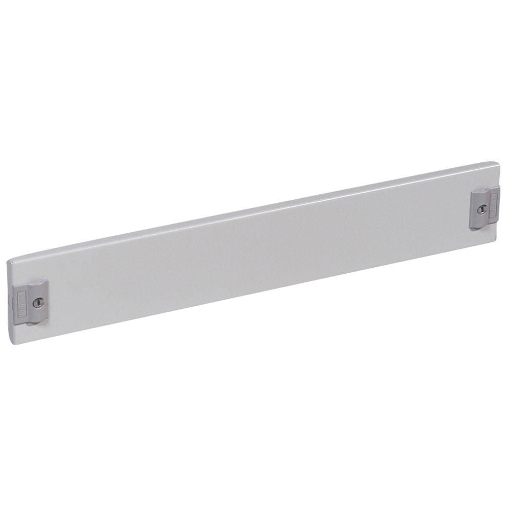 LEGRAND - Tapa cubrebornas ciega metálica 1/4 de vuelta XL³ 800/4000 - Alt. 100mm - 24 módulos