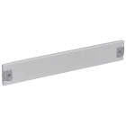 LEGRAND - Tapa cubrebornas ciega metálica 1/4 de vuelta XL³ 800/4000 - Alt. 100mm - 24 módulos
