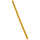 LEGRAND - Etiquetas Duplix - negro sobre fondo amarillo - signo convencional punto