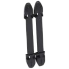 LEGRAND - Portaetiquetas Duplix - 7 caracteres - negro