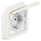 LEGRAND - Base de corriente Plexo IP 55 - 2P+T - montaje empotrado - Blanco