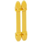 LEGRAND - Portaetiquetas Duplix - 7 caracteres - amarillo
