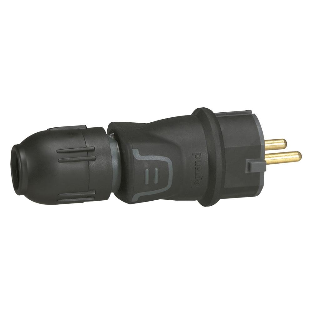 LEGRAND - Clavija 2P+T 16A. IP44, con prensaestopas