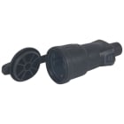 LEGRAND - Base 2P+T 16A IP44 con tapa protección, en caucho de gran resistencia