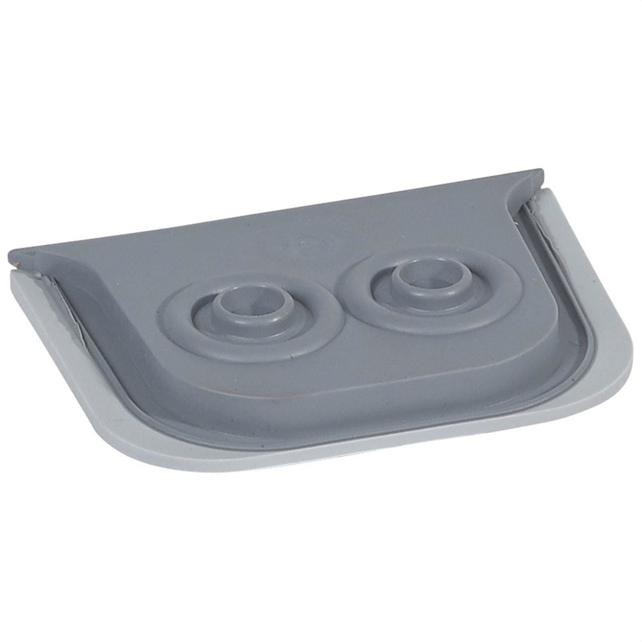 LEGRAND - Cono con membrana Plexo - 2 salidas- Ø hasta 16mm - gris