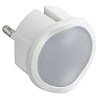 LEGRAND - Accesorio piloto luminoso con batería. 2 LED de alta luminosidad. Duración mínima 1,5 horas. Blanco