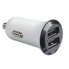 LEGRAND - Doble toma de carga USB para coche 2,1A, cargador de mechero. Negro