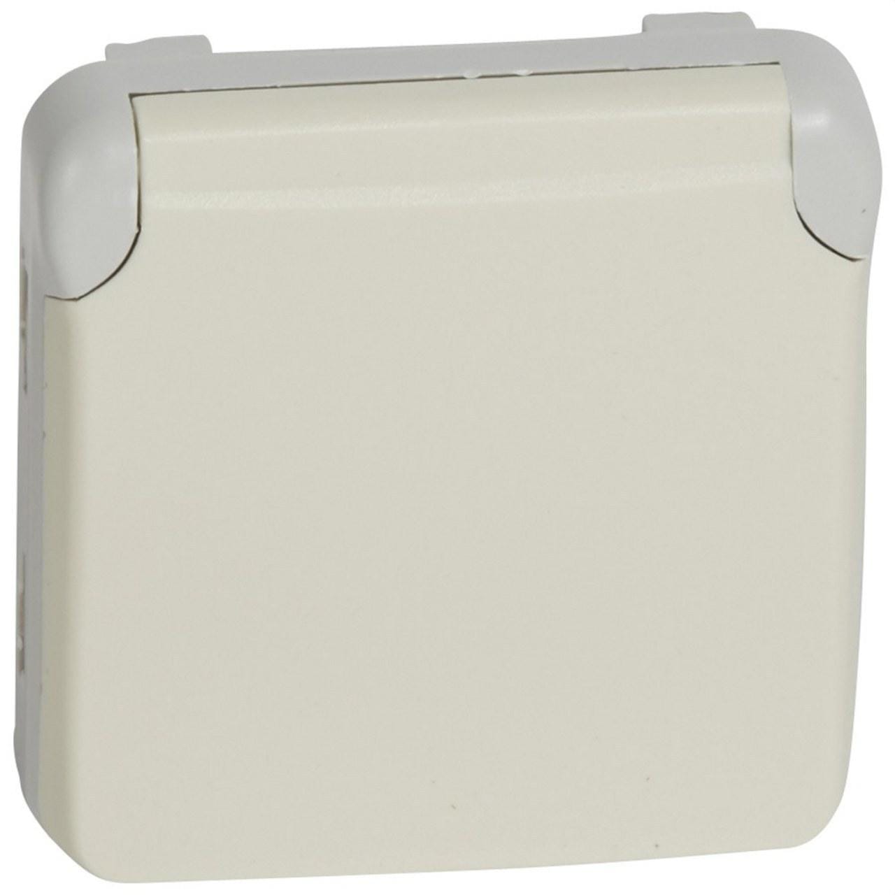 LEGRAND - Base de corriente Plexo IP 55 - 2P+T bornes automáticos- modular - Blanco