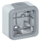 LEGRAND - Caja con conos Plexo modular - 1 elemento - gris
