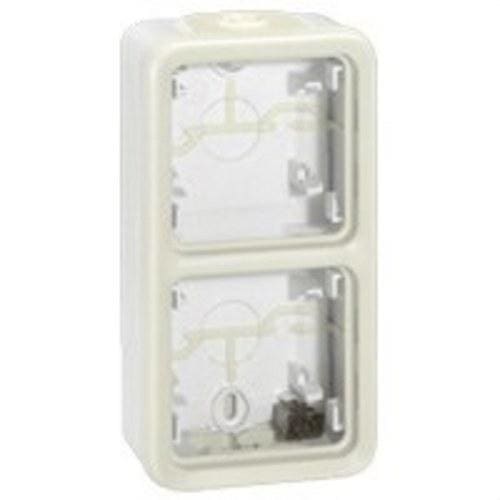 LEGRAND - Caja con conos Plexo modular blanco - 2 elementos verticales
