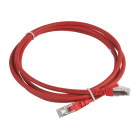 LEGRAND - Latiguillo C6A SF/UTP LSZH Color rojo L. 2 m