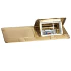 LEGRAND - Caja pop-up suelo para equipar - 2 x 3 módulos - latón pulido