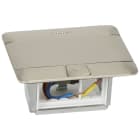 LEGRAND - Caja pop-up suelo para equipar - 3 módulos - acabado acero inoxidable pulido