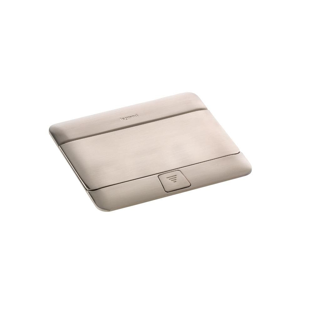 LEGRAND - Caja pop-up suelo para equipar - para equipar - 4 módulos - inoxidable