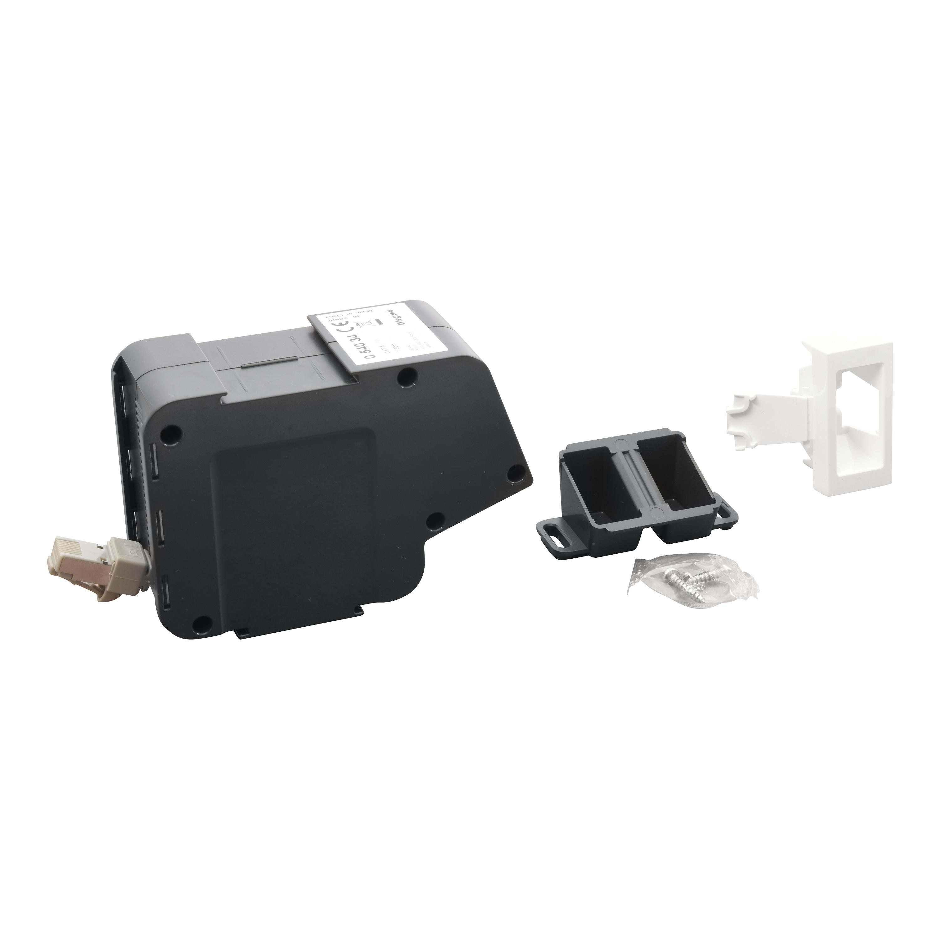 LEGRAND - Kit toma RJ45 con cable enrrollable - Cat.6 UTP - 1 módulo