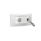 LEGRAND - Base RJ45 Mosaic - Cat. 6 UTP retráctil con cable de 0,9m - 4 módulos - Blanco