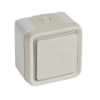 LEGRAND - Conmutador Plexo monobloc de superficie blanco - 10AX