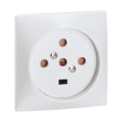 LEGRAND - Base de corriente para empotrar 20A 3P+N+T 380V para instalar en caja 80x80mm a tornillo. Color blanco