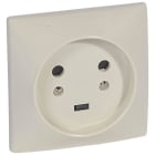 LEGRAND - Base de corriente para empotrar 20A 2P+T 380V para instalar en caja 80x80mm, con garras. Color blanco