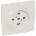 LEGRAND - Base de corriente para empotrar 20A 3P+N+T 380V para instalar en caja 95x95mm, superficie o empotrar, a tornillo. Color blanco