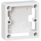 LEGRAND - Caja de superficie para bases de 95x95 y 100x100mm Profundidad 40mm 1 elemento. Color blanco