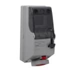 LEGRAND - Base con enclavamiento mecánico P17. 3P+N+T, 16A, 380/415V~, IP66. Con rail DIN