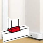 LEGRAND - Derivación plana a an. 80mm - canal DLP de clipaje directo 50x80/130/145/180