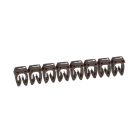 LEGRAND - Etiqueta CAB 3 para cableado de 4 a 6mm² - cifra 1 - marrón