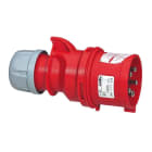 LEGRAND - Clavija inversora de fase P17. 3P+N+T, 16A, 380/415V~, IK09, IP44. Color rojo