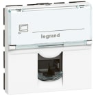 LEGRAND - Base RJ45 Mosaic - Cat.6 - FTP - 2 módulos - Inclinada 90°- LCS² - Blanco