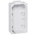 LEGRAND - Caja de superficie para tomas P17. Para montaje de 1 placa frontal de 220x125mm. Sin protección