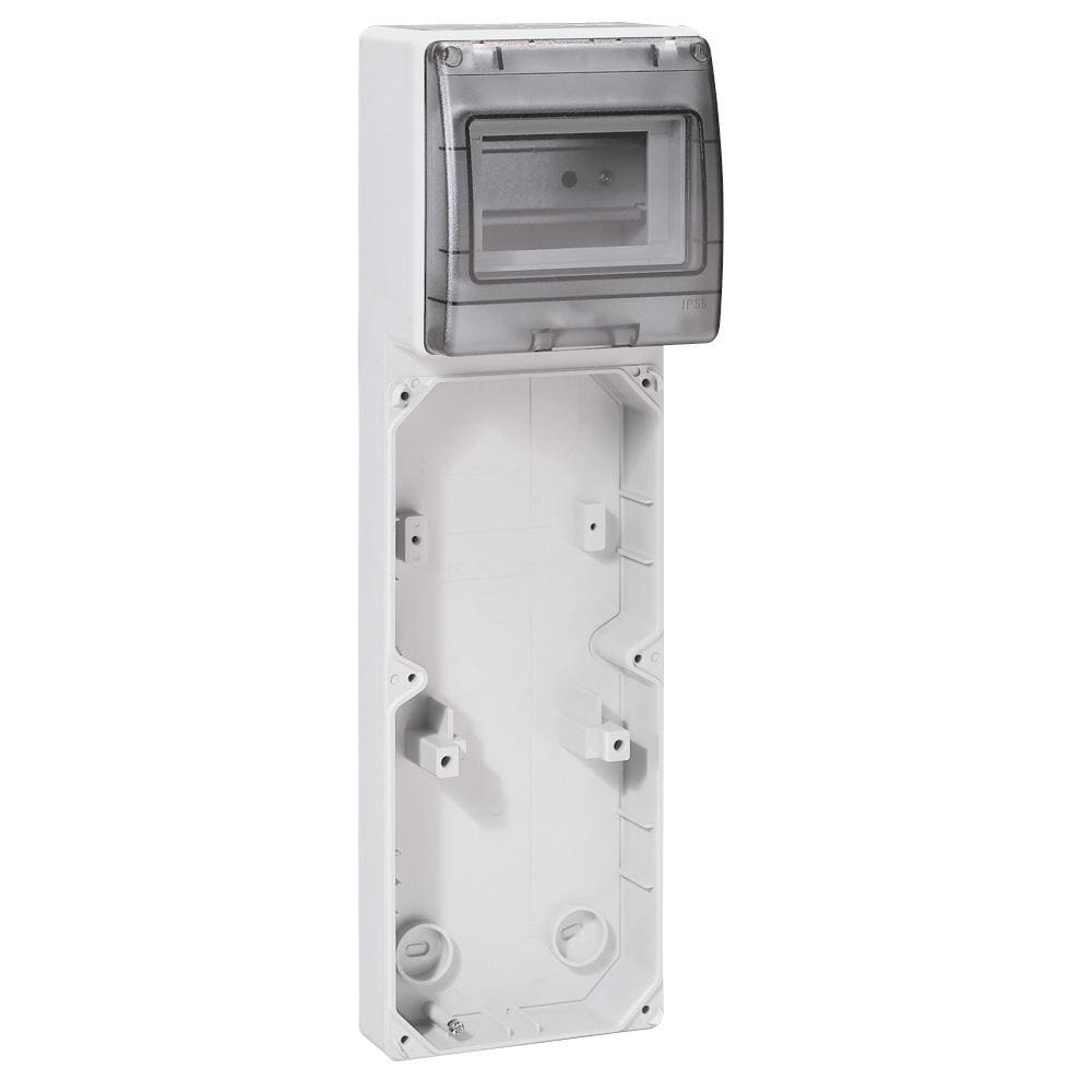LEGRAND - Combinado P17 para montaje de 1 placa frontalde 280x125mm. Carril DIN 5 módulos de 17,5mm. 3 bases 16A. Sin placas de montaje