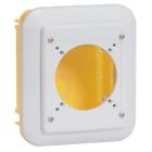 LEGRAND - Caja de montaje empotrado P17. IP55. Para 1 base o toma de 16 o 32A para cuadros con entreejes unificados