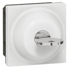 LEGRAND - Interruptor de llave Mosaic - 2 posiciones - 6A - 2 módulos - Blanco