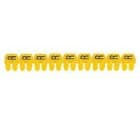 LEGRAND - Etiqueta CAB 3 para cableado de 0,5 a 1,5mm² - letra mayúscula J
