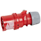LEGRAND - Clavija aérea inversora de fase P17. 3P+T, 32A, 380/415 V~, IP44. Color rojo