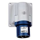 LEGRAND - Clavija mural de superficie P17. 2P+T, 32A, 200/250 V~, IP44. Color azul