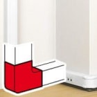 LEGRAND - Ángulo plano 90° - para canal DLP de clipaje directo 50x80 - Blanco antibacteriano